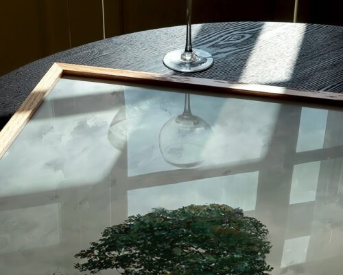 ⁦תמונה לחדר שינה בסגנון ציור וינטג' נוף טבע יער גשום⁩ – תמונה ⁦6⁩