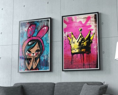 ⁦כתר זהב על רקע ורוד⁩ – תמונה ⁦5⁩