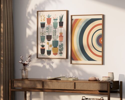 ⁦תמונה לפינת אוכל בסגנון מודרני צמחים בעציצים⁩ – תמונה ⁦4⁩