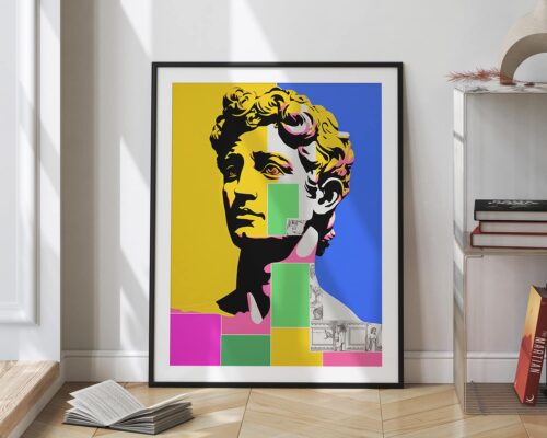 ⁦פסל דוד צבעוני⁩ – תמונה ⁦2⁩