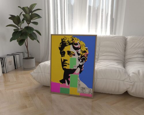 ⁦פסל דוד צבעוני⁩ – תמונה ⁦3⁩