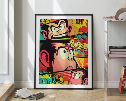 ⁦קומיקס קוף משוגע דגם ב'⁩ – תמונה ⁦2⁩