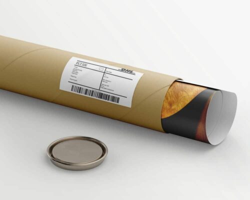 ⁦סט 3 תמונות לסלון עיגולים זהובים בסגנון אבסטרקט⁩ – תמונה ⁦7⁩