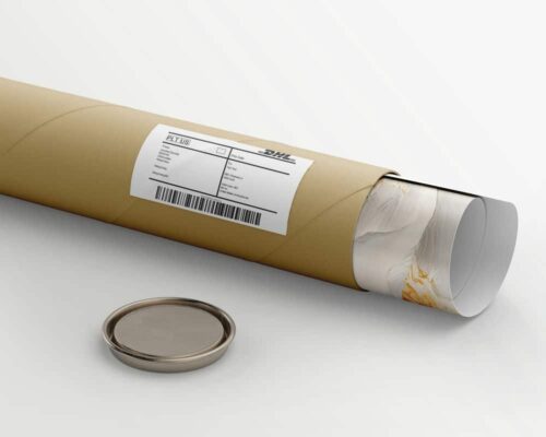 ⁦סט 3 תמונות לסלון פרח זהב ולבן בסגנון מינימליסטי⁩ – תמונה ⁦7⁩