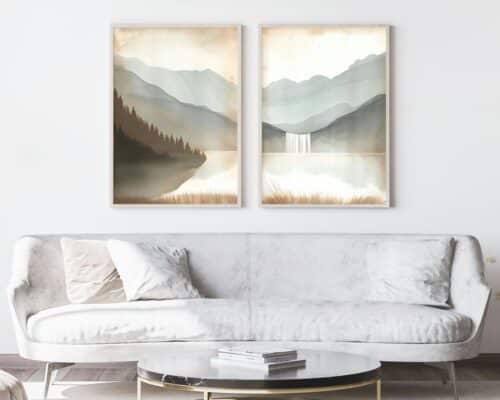 הרים באובך השחר